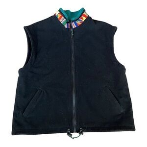 A Tail We Could Wag Vintage Virgin Wool Vest Unisex L XL